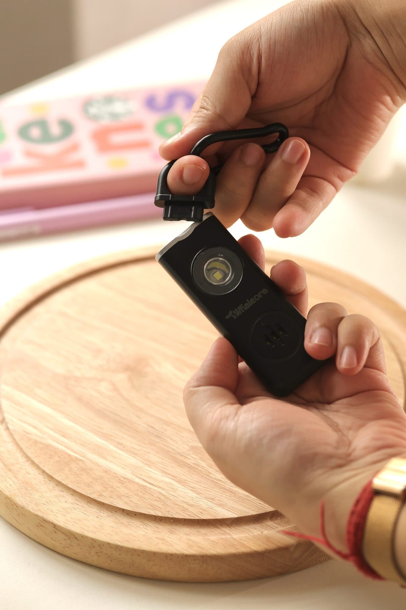 Personal SOS Alarm up close